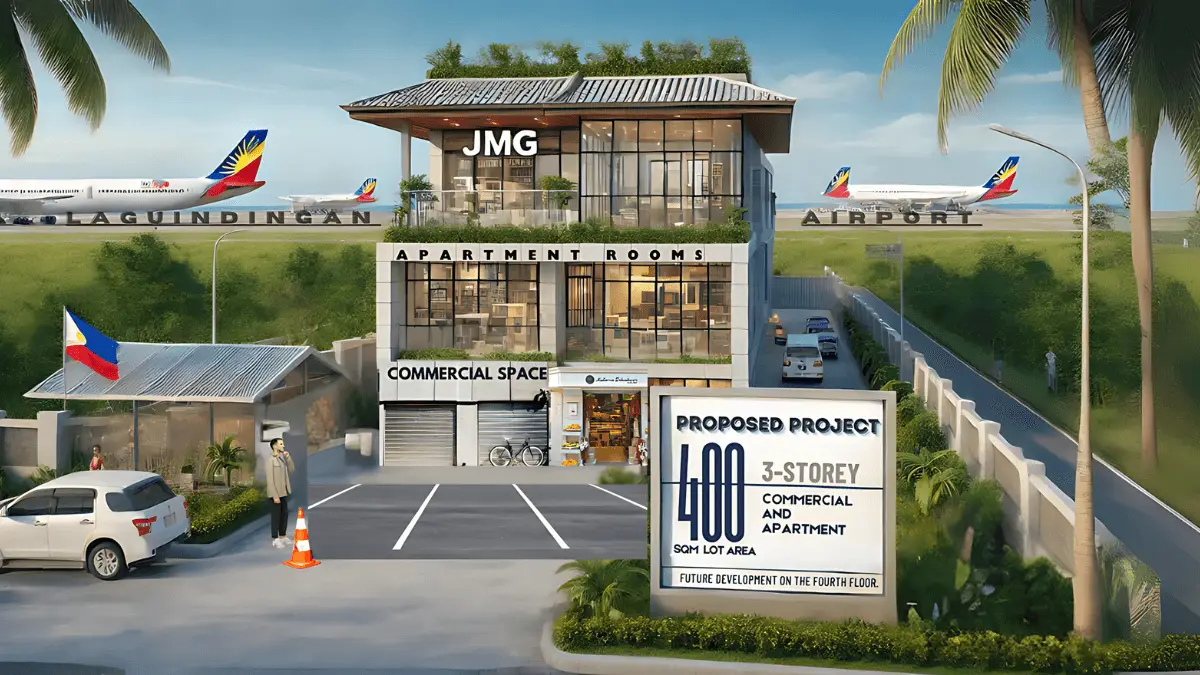 Laguindingan Project by JMG Construction – 3-storey commercial and residential building near Laguindingan Airport.